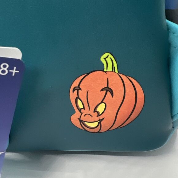 LOUNGEFLY CASPER THE FRIENDLY GHOST PUMPKIN MINI BACKPACK ~ WITH TAGS~ BRAND NEW - Picture 4 of 11